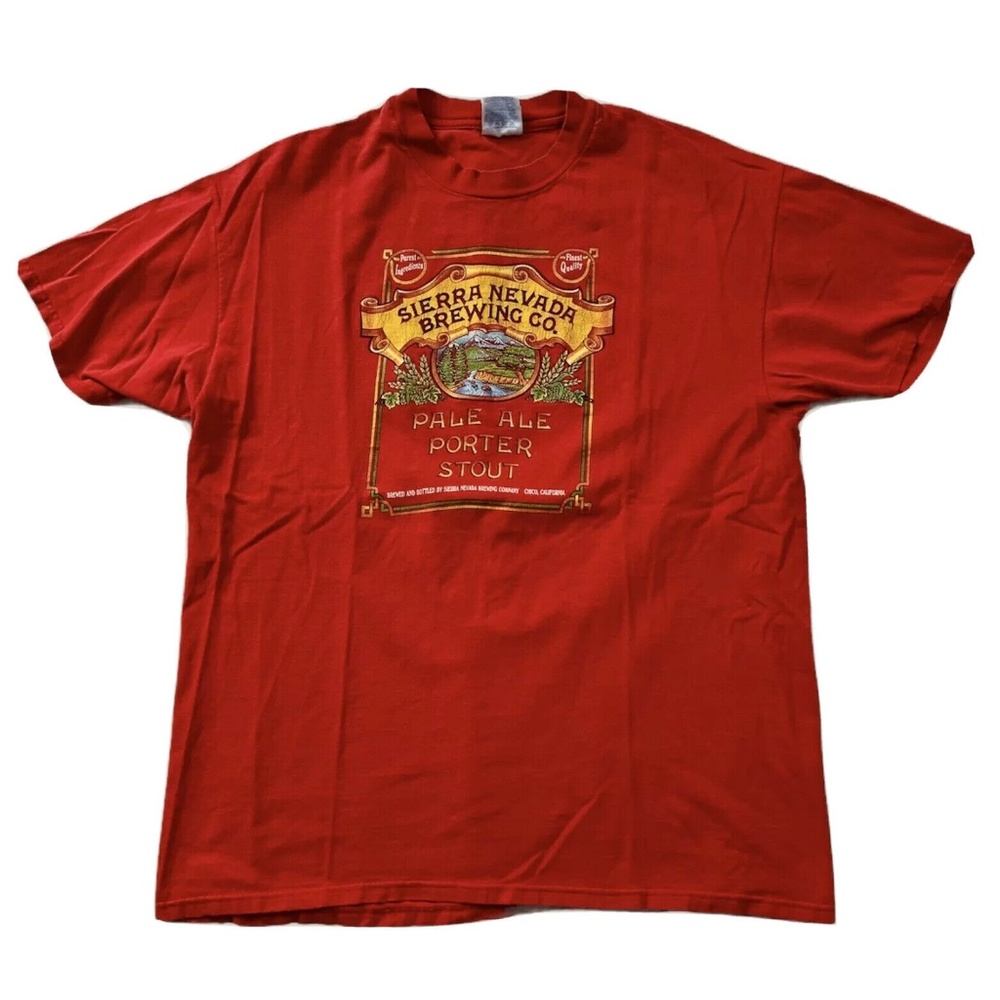 Vintage Hanes Beefy Shirt Sierra Nevada Brewing Co